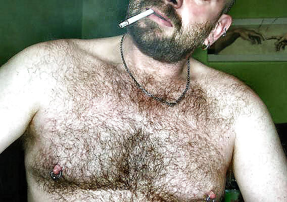 Hairy Smoking Men #8772625