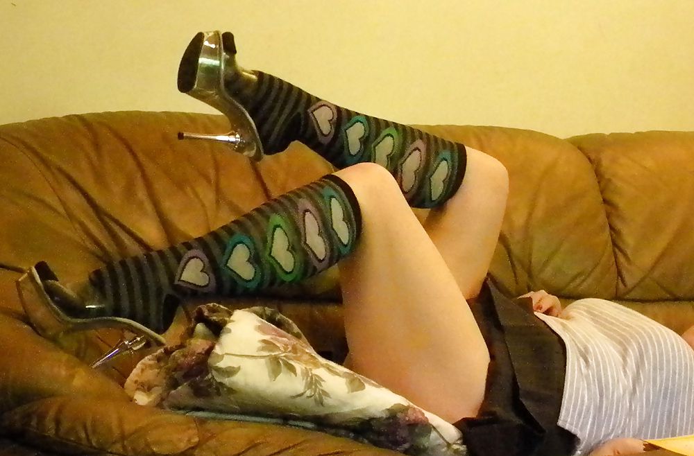 Strümpfe, Heels, Füße #12932097