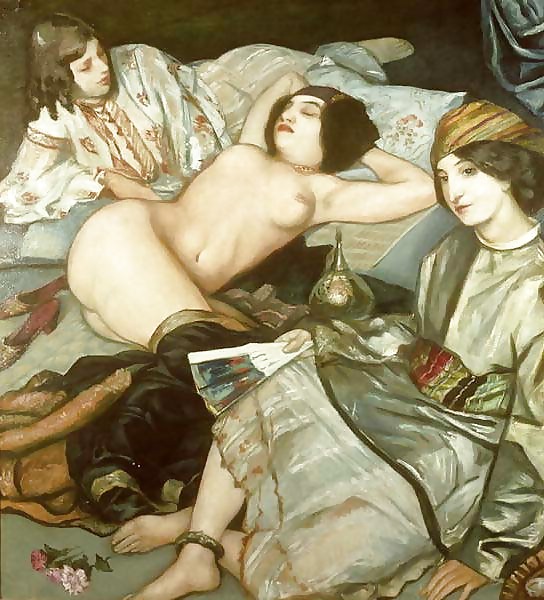 Thematic Painted Ero Art 1 - Harem and Odalisques ( 1 ) #6885982