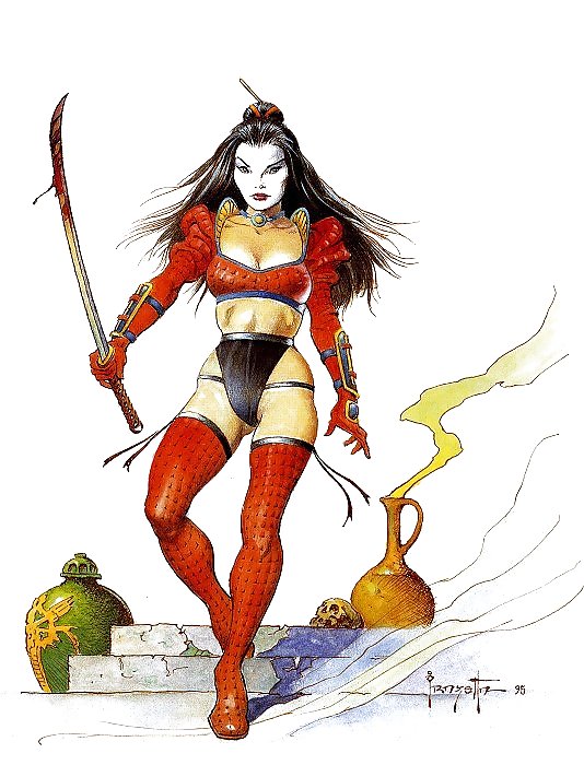 Vintage Pinups Frank Frazetta #1077667
