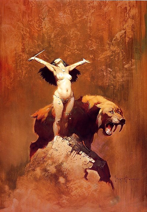 Vintage Pinups Frank Frazetta #1077691
