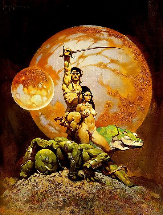 Vintage Pinups Frank Frazetta #1077726