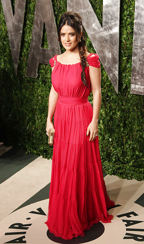 Salma Hayek 2012 Vanity Fair Oscar Party #10899617