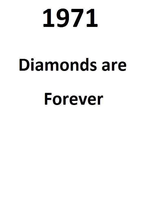 A-Zs 1962 to 2012 of Bond Girls Diamonds are forever #21726933