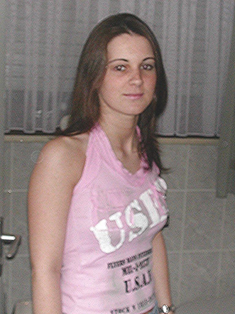 Italian shy brunette shows her body in lingerie #5827472