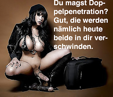 German Femdom and Shemaledom Captions #21020149