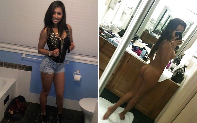 Teens dressed undressed Before and after #17848040