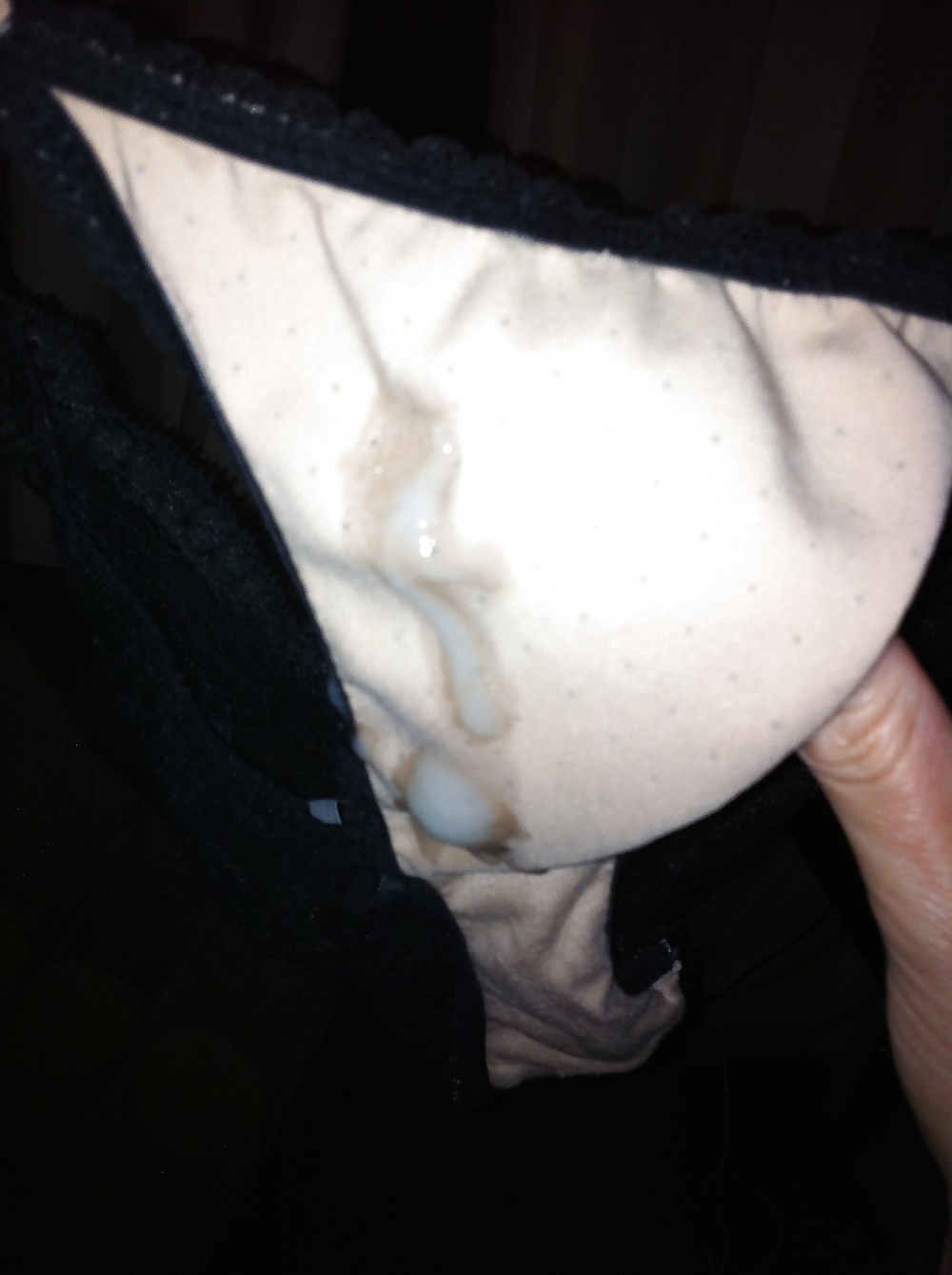 Sniffin lickin then cumin ova my gf,s dirty knickers #14136562