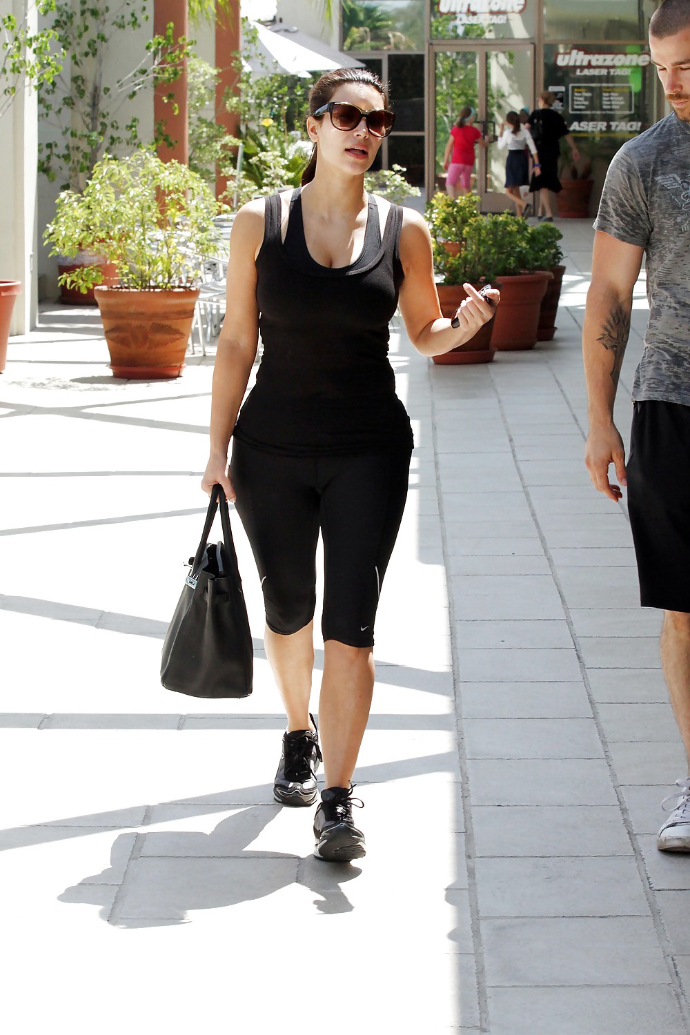 Kim Kardashian Fait Son Chemin à La Salle De Gym à Los Angeles #5204584