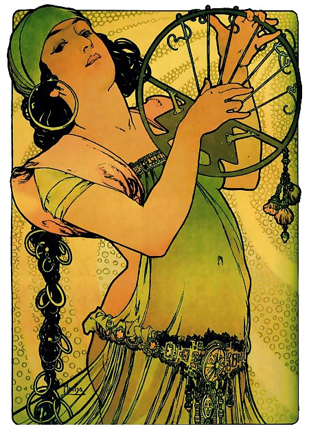 Ornamentale e voluttuoso art nouveau 3 - alfons m. mucha
 #11976583