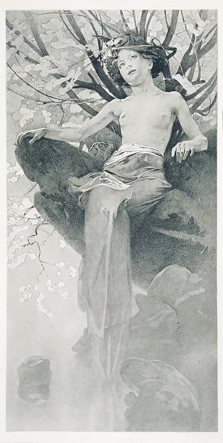 Orrnamental y voluptuosa art nouveau 3 - alfons m. mucha
 #11976598