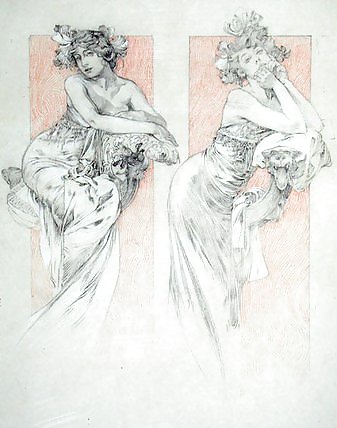 Orrnamental and Voluptuous Art Nouveau 3 - Alfons M. Mucha #11976615