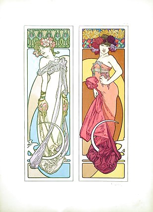 Orrnamental Und üppigen Jugendstil 3 - Alfons M. Mucha #11976654