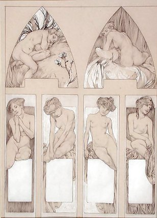 Orrnamental and Voluptuous Art Nouveau 3 - Alfons M. Mucha #11976660