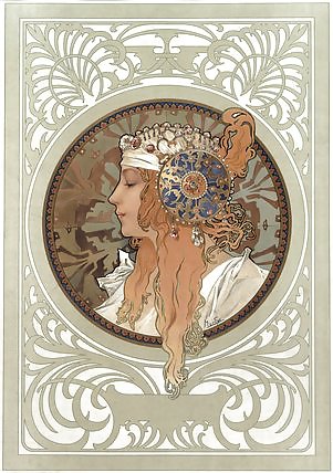 Orrnamental Und üppigen Jugendstil 3 - Alfons M. Mucha #11976705