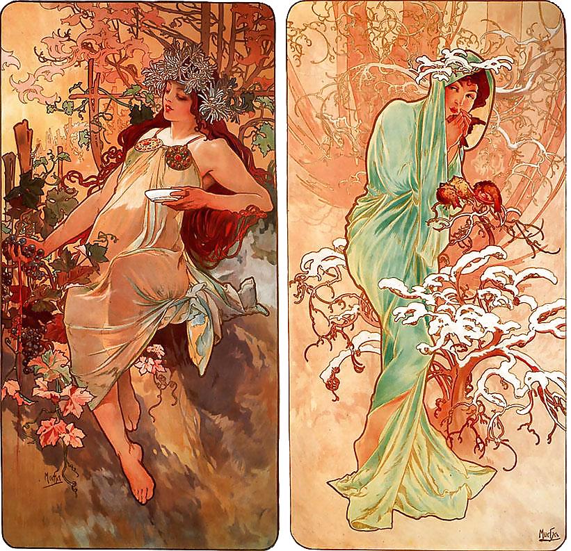 Orrnamental Und üppigen Jugendstil 3 - Alfons M. Mucha #11976744