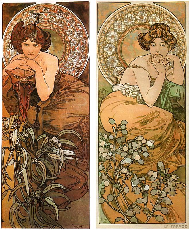 Orrnamental and Voluptuous Art Nouveau 3 - Alfons M. Mucha #11976784