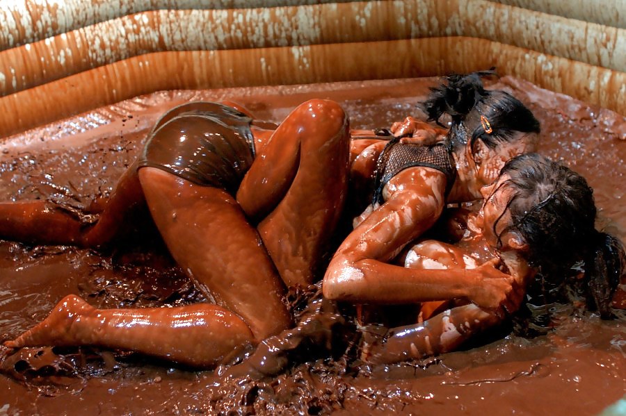 Female mud wrestling #15215988