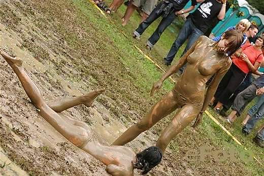 Female mud wrestling #15216009