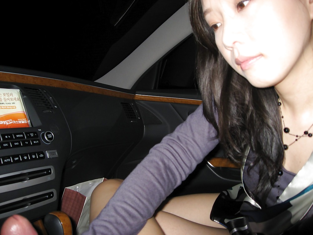 Friend's korean wife blowjob in car #12873594