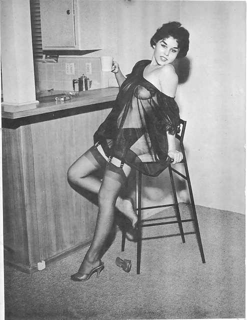 Vintage - Black Silk Stockings #4816971