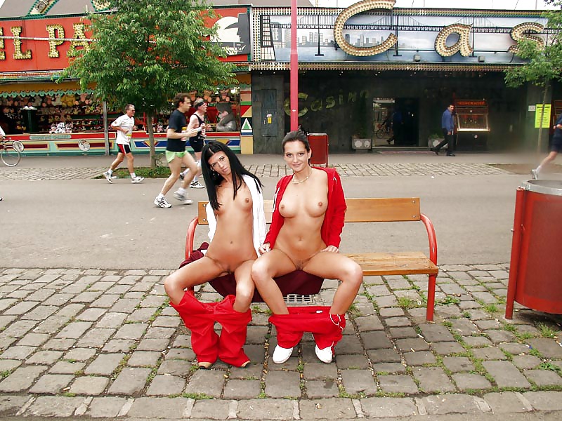 Sluts upskirt and nude on benches 4 #13481851
