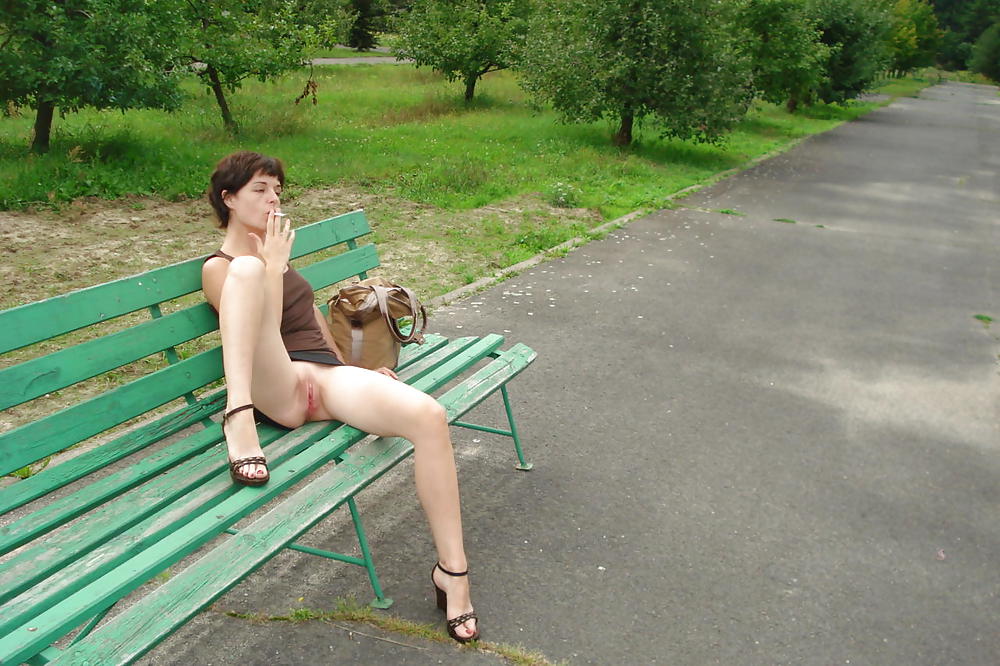 Sluts upskirt and nude on benches 4 #13482617