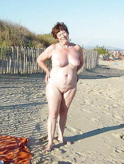 Older Beach Nudists #1135210