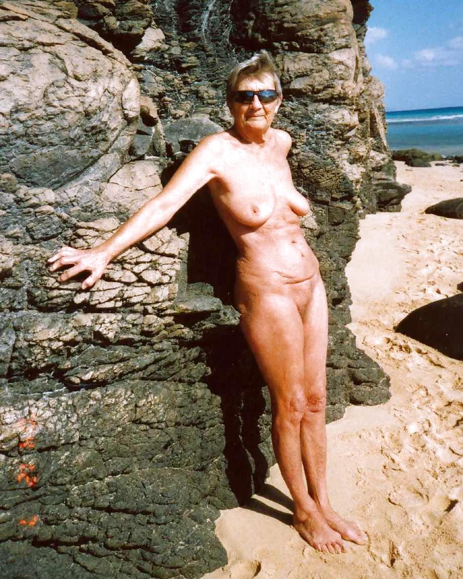 Older Beach Nudists #1135266