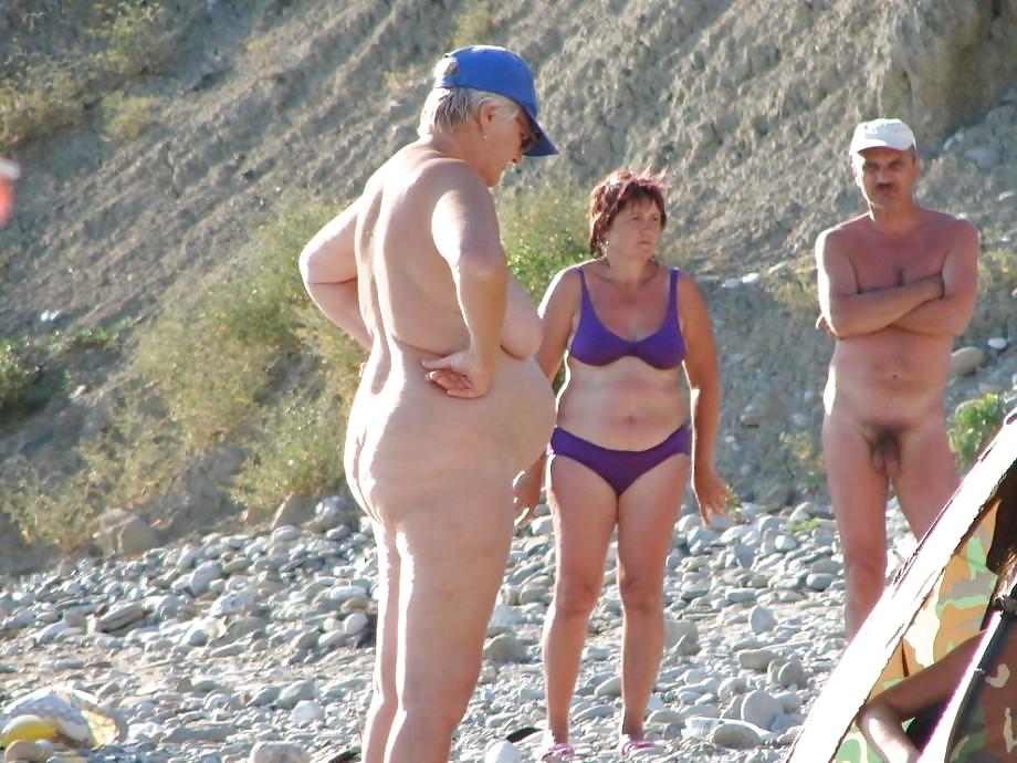 Older Beach Nudists #1135441