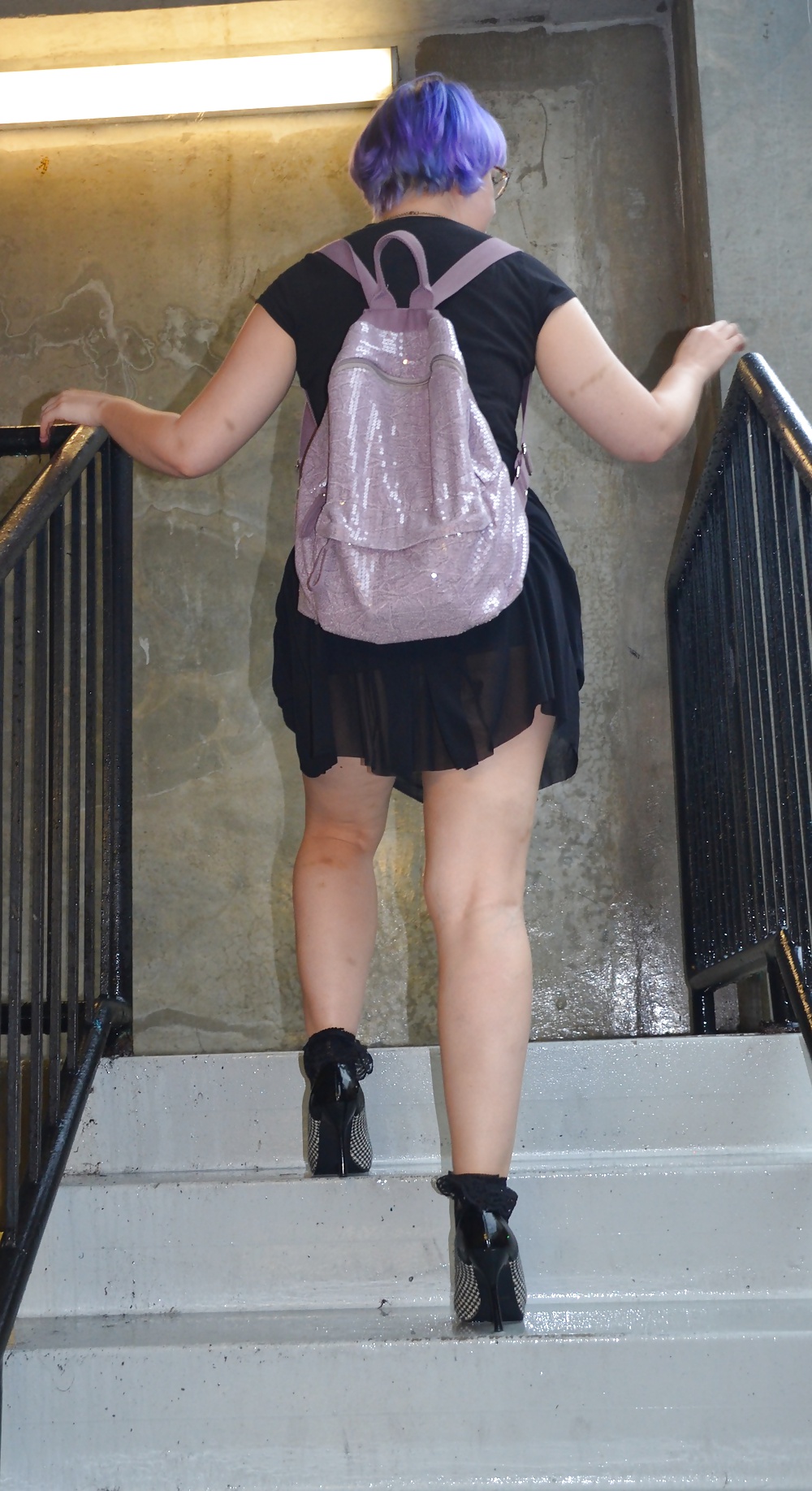 Upskirt on stairs #21968282