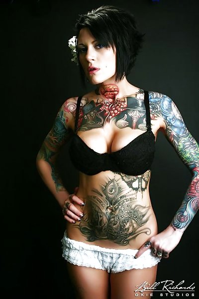 Punk Goth Tattoo Girls #19138458