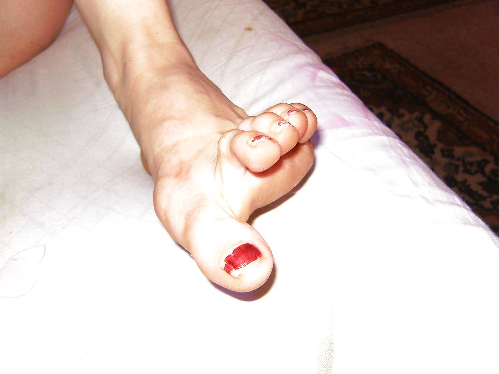 Aida 's pies - modelo de pie se extiende dedos de los pies largos y flexibles
 #14231402