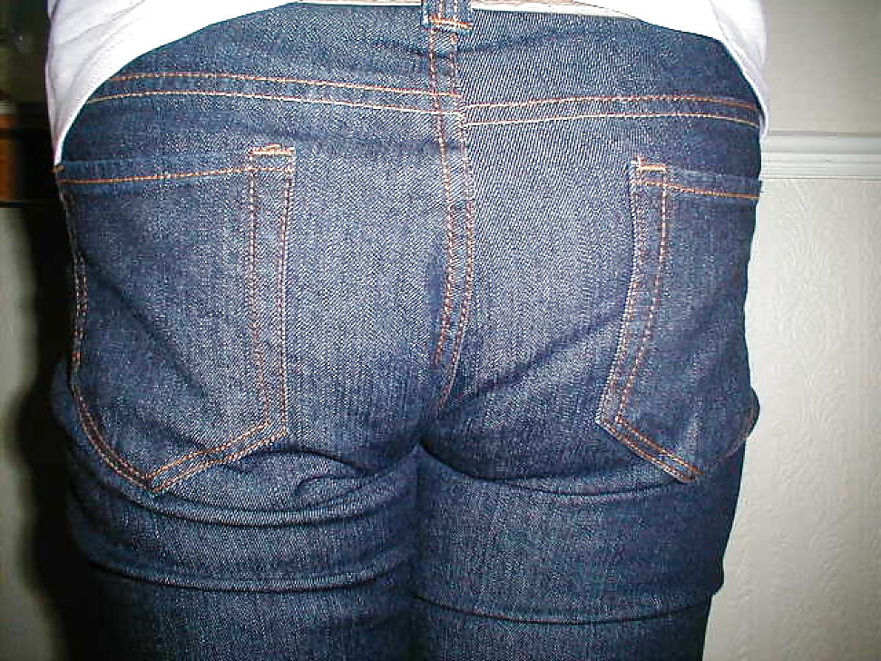 The wife's hot ass in sexy jeans #12956720