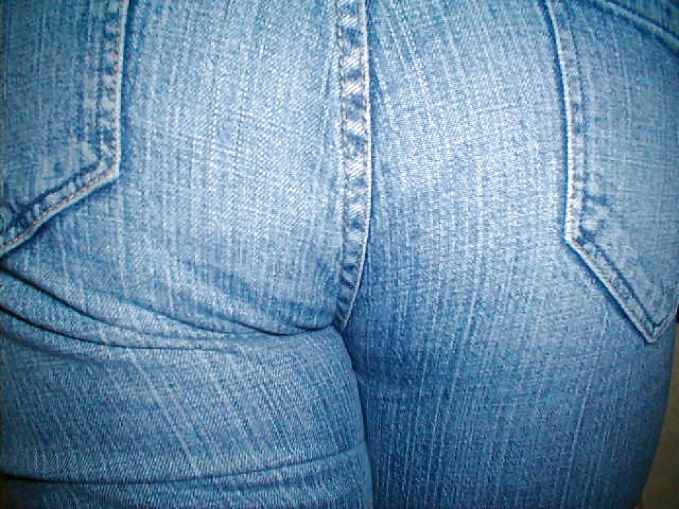 The wife's hot ass in sexy jeans #12957037