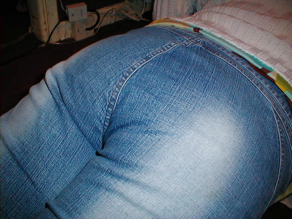 The wife's hot ass in sexy jeans #12957311