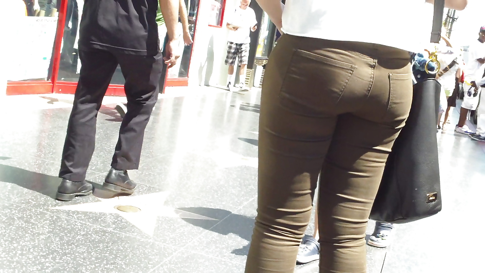 Spanish teen bubble butt & ass in pants #21202454