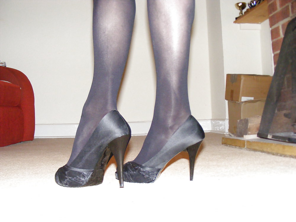 High heels, a big cock and a dildo #5080747