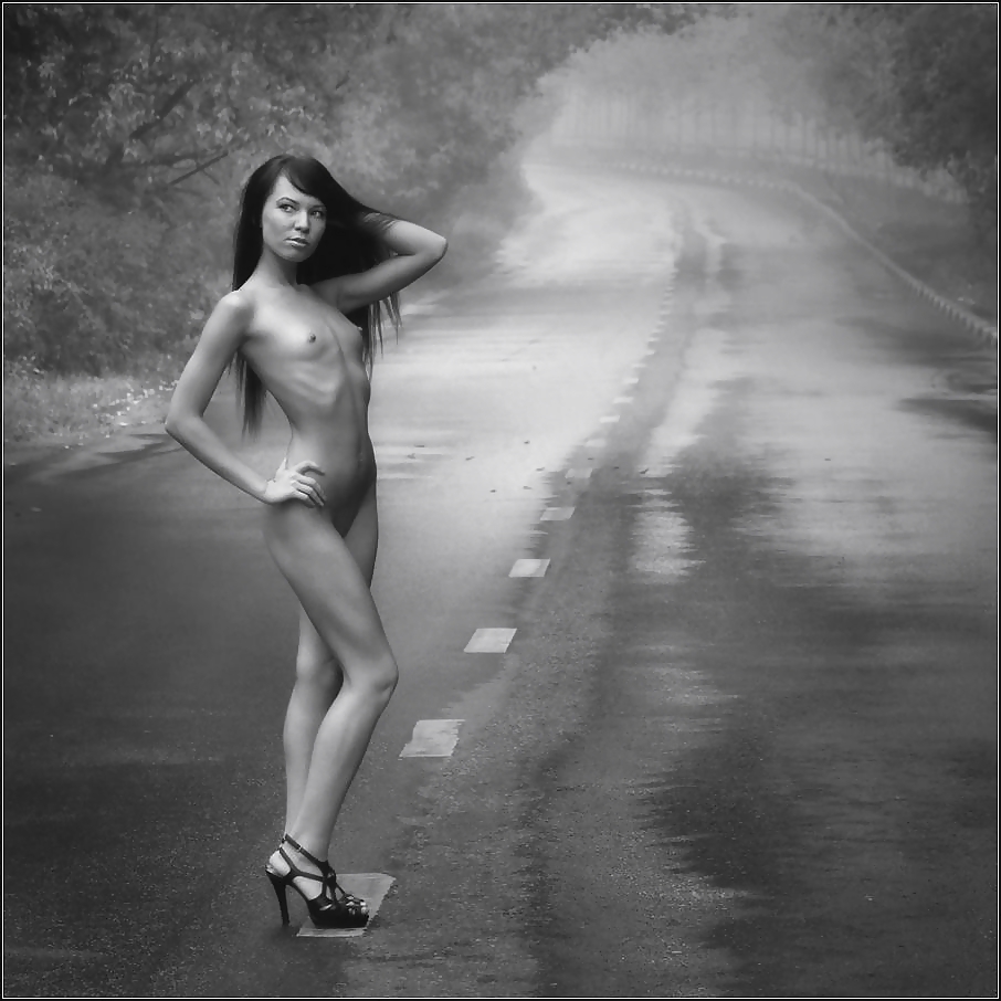 Nude Hitchhiker: Would you pick her up? #10014411