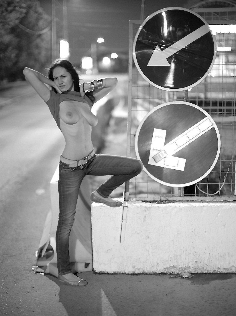 Nude Hitchhiker: Would you pick her up? #10014694
