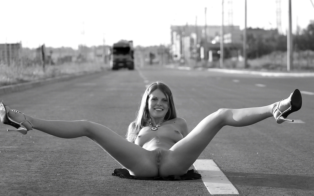Nude Hitchhiker: Would you pick her up? #10014741