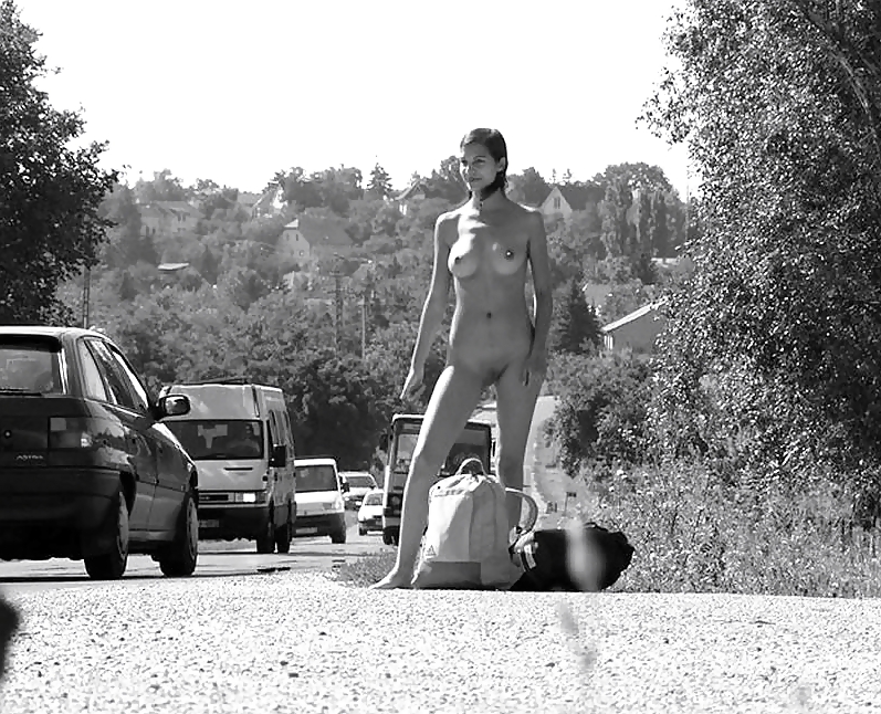 Nude Hitchhiker: Would you pick her up? #10015090