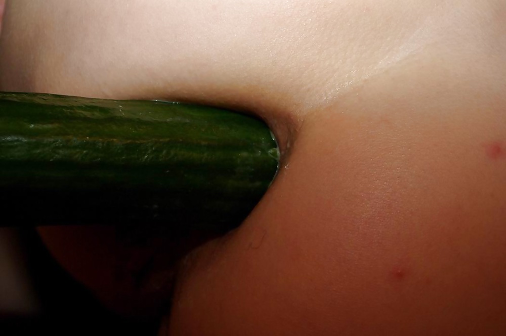 Teen Slut Put Big Cucumber Up Her Ass  #4145251