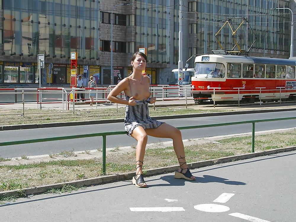 Czech teen loves public nudity - N. C.  #11189241