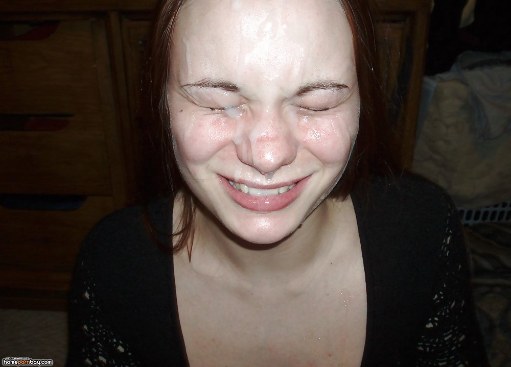 Cute babe takes a facial #21839992