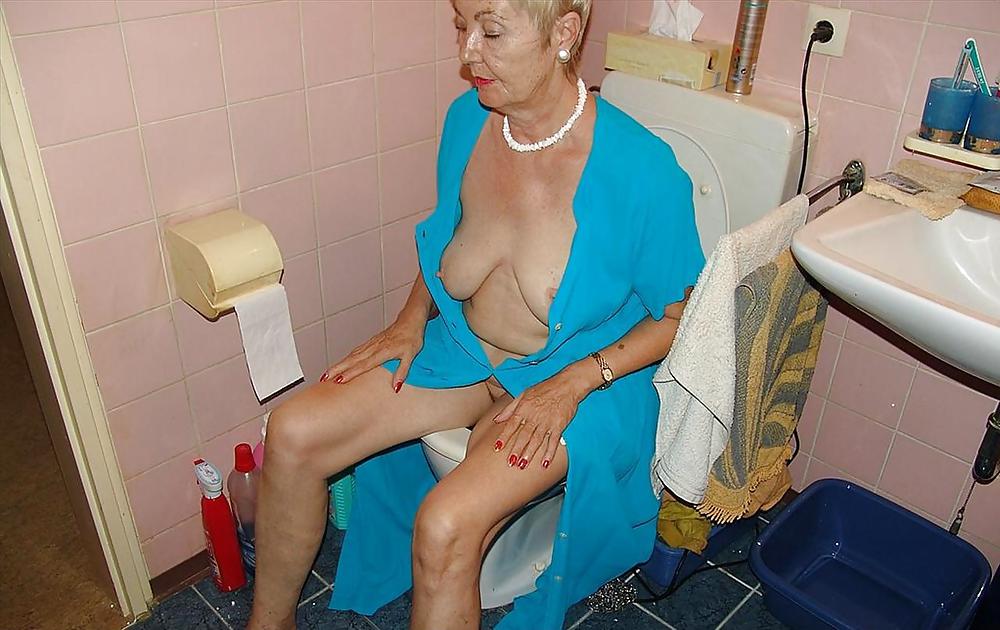 Granny Francesca in the bathroom #3904091