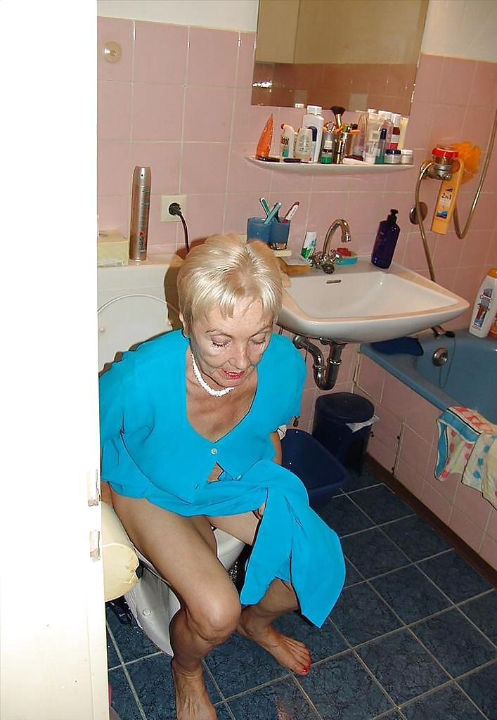 Granny Francesca in the bathroom #3904121