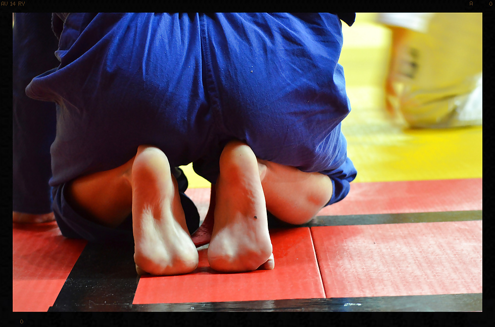 Women judo feet. #20343518