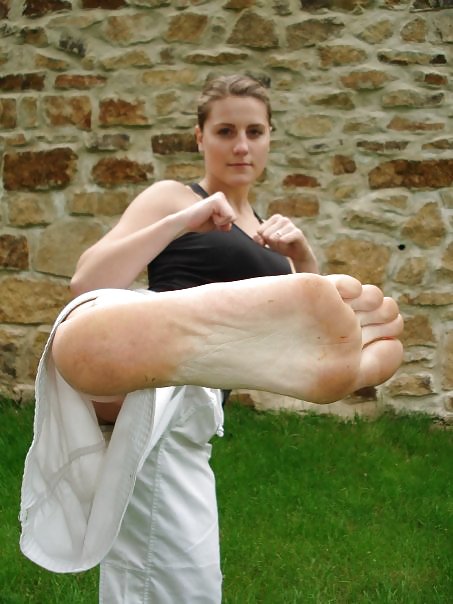 Women judo feet. #20343529