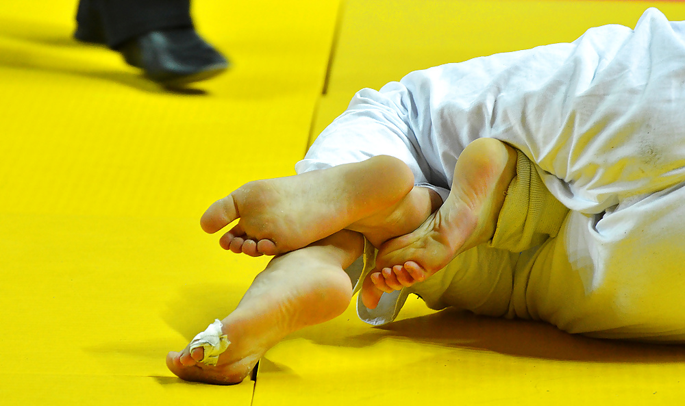 Frauen Judo Füße. #20343536